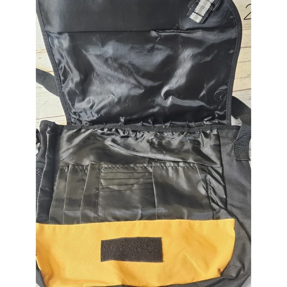 FedEx Logo Leeds Laptop Bag Black, Gray & Orange